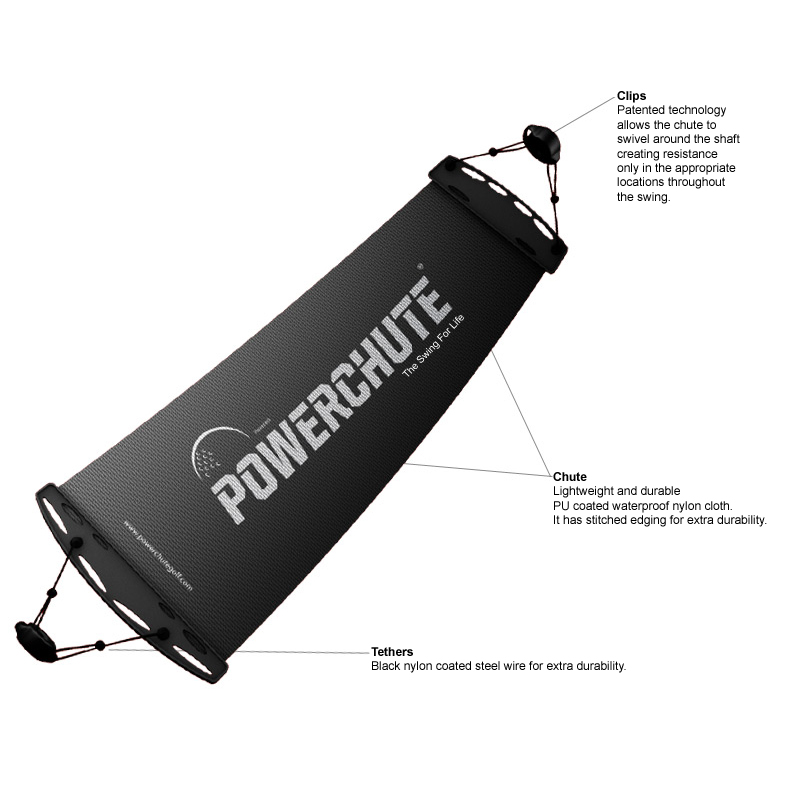 Powerchute golf swing trainer - The Swing for Life #powerchute